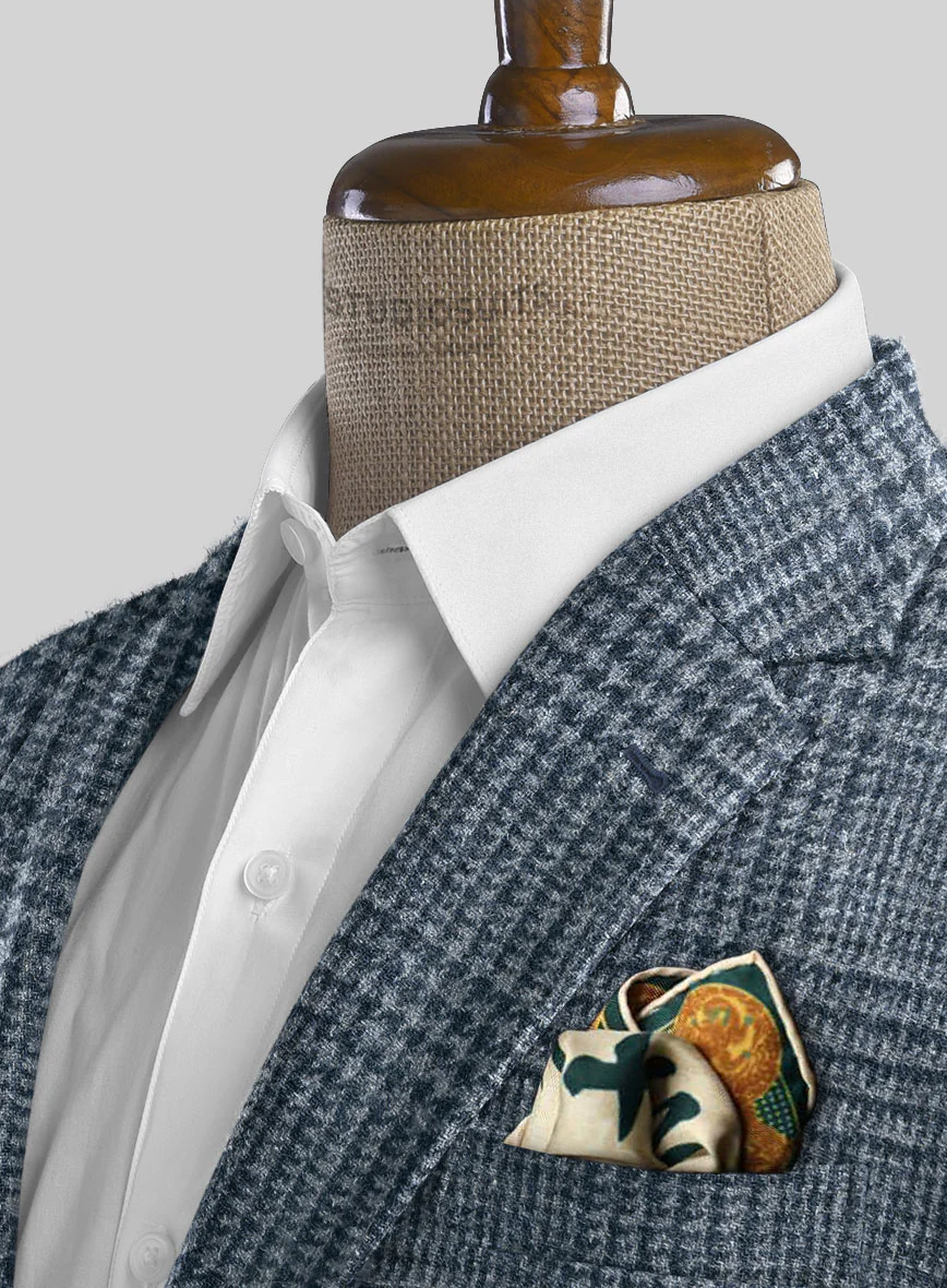 Harris Tweed Blue Glen Suit - Image 3