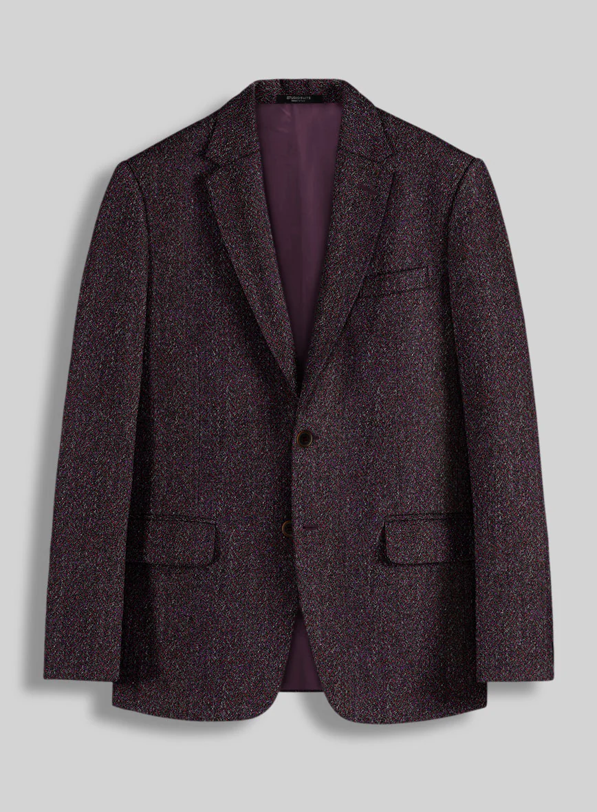 Harris Tweed Bramblewine Herringbone Jacket