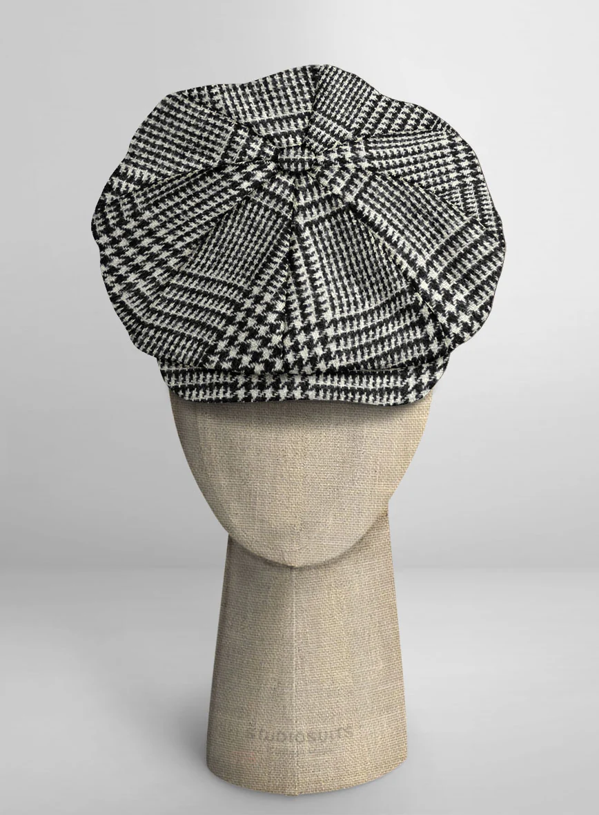 Harris Tweed Classic Glen Newsboy Cap