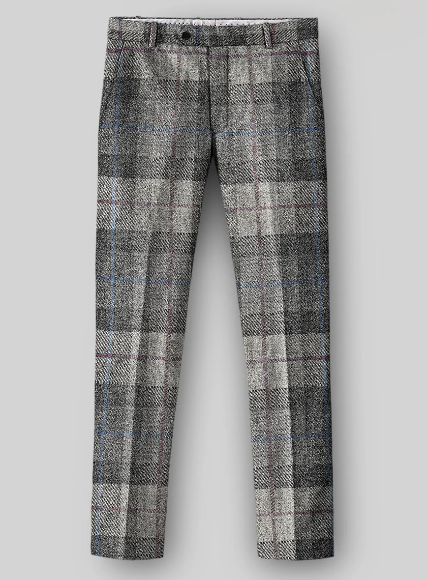 Harris Tweed Classic Gray Tartan Suit - Image 5