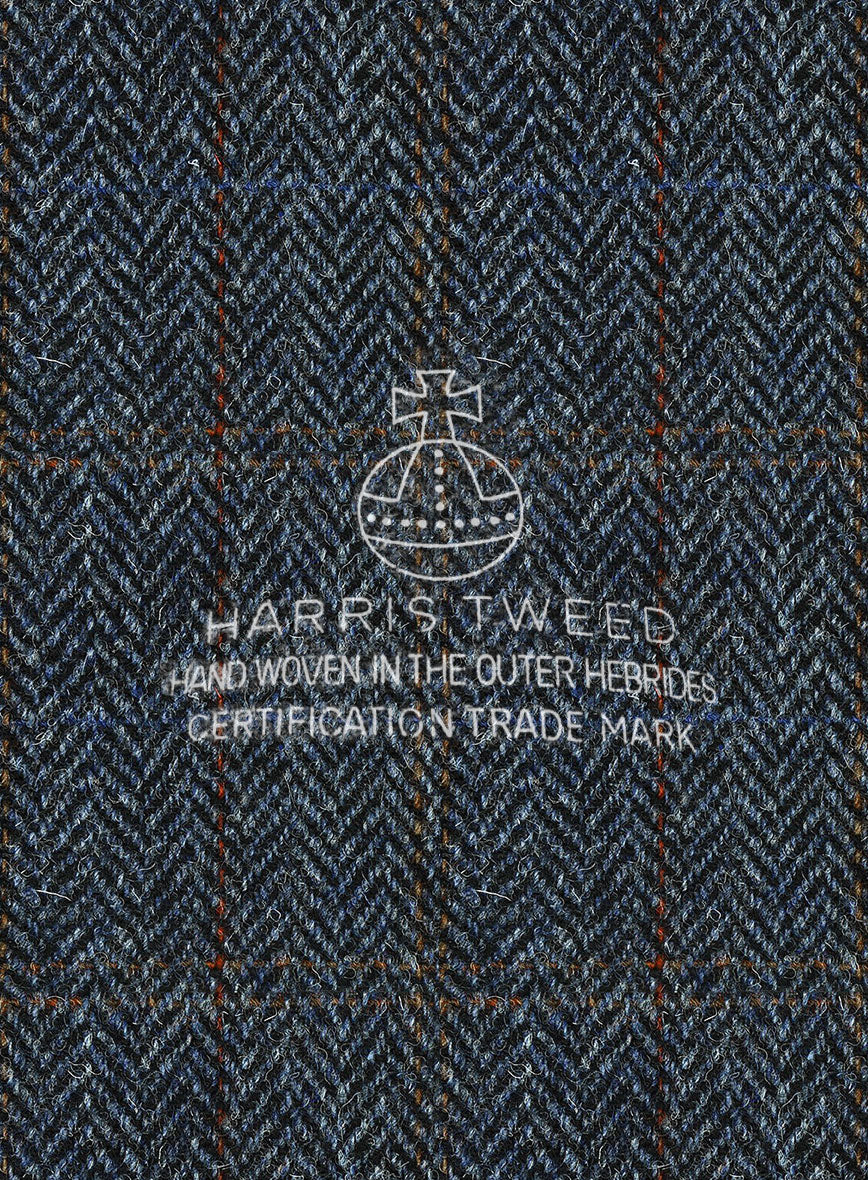 Harris Tweed Country Blue Pants - Image 3