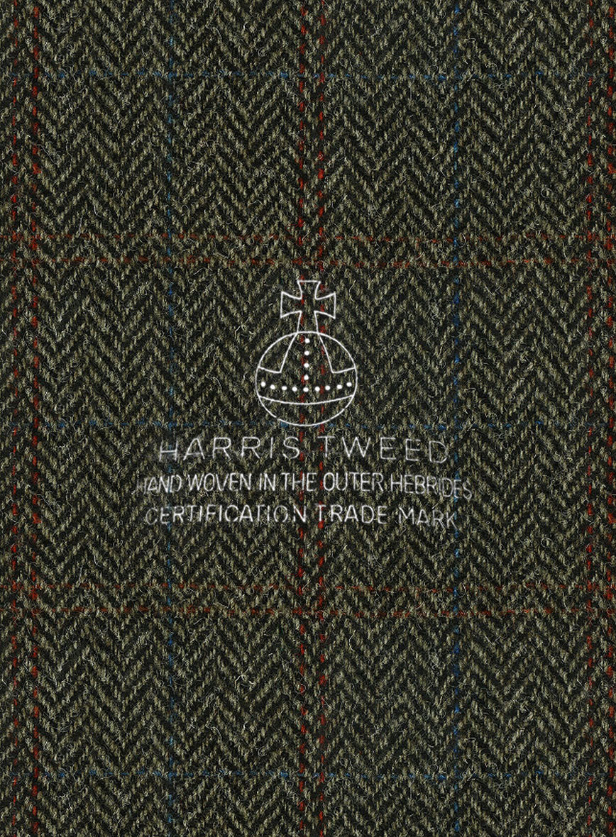 Harris Tweed Country Green Jacket - Image 8