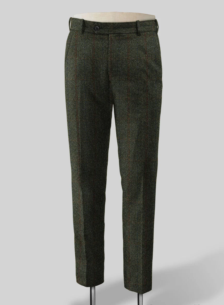 Harris Tweed Country Green Pants - Image 2