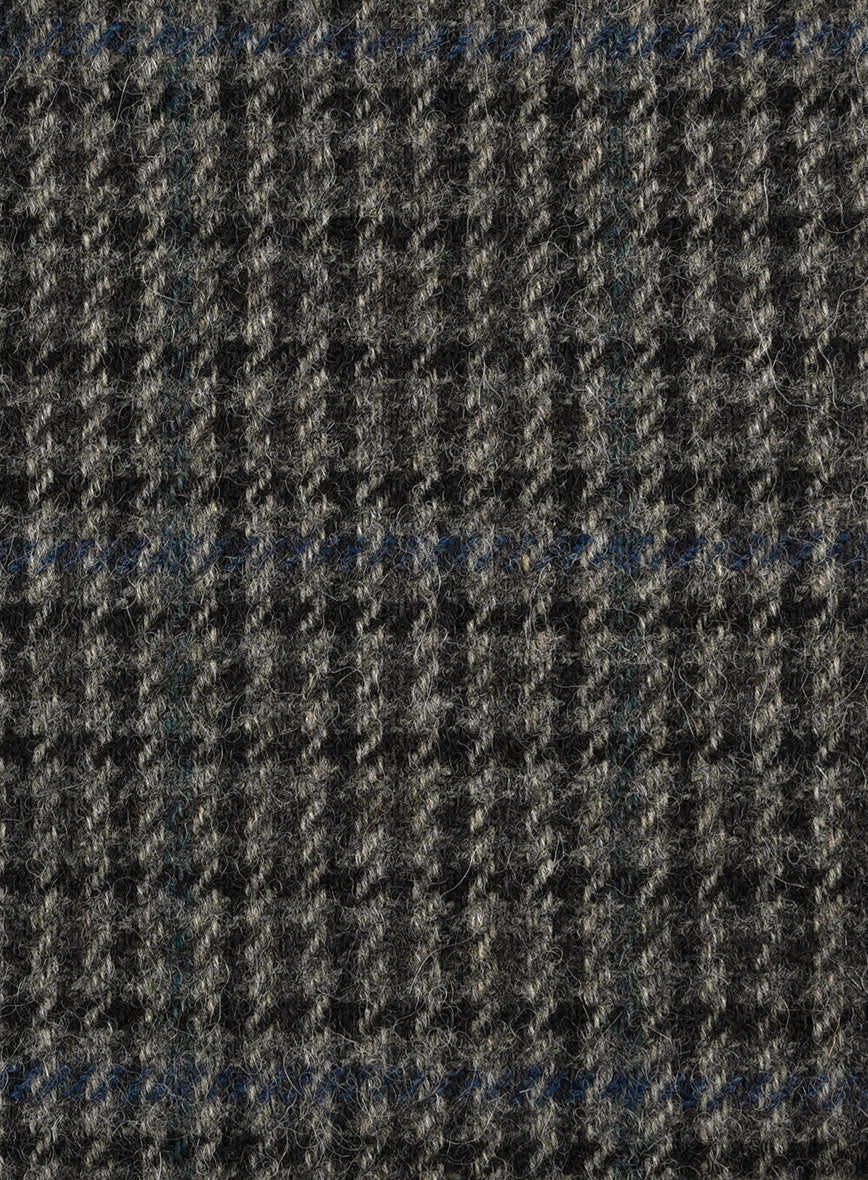 Harris Tweed Dark Gray Check Pants - Image 3