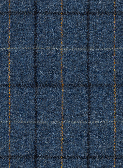 Harris Tweed Gordon Blue Double Breasted Suit - Image 4