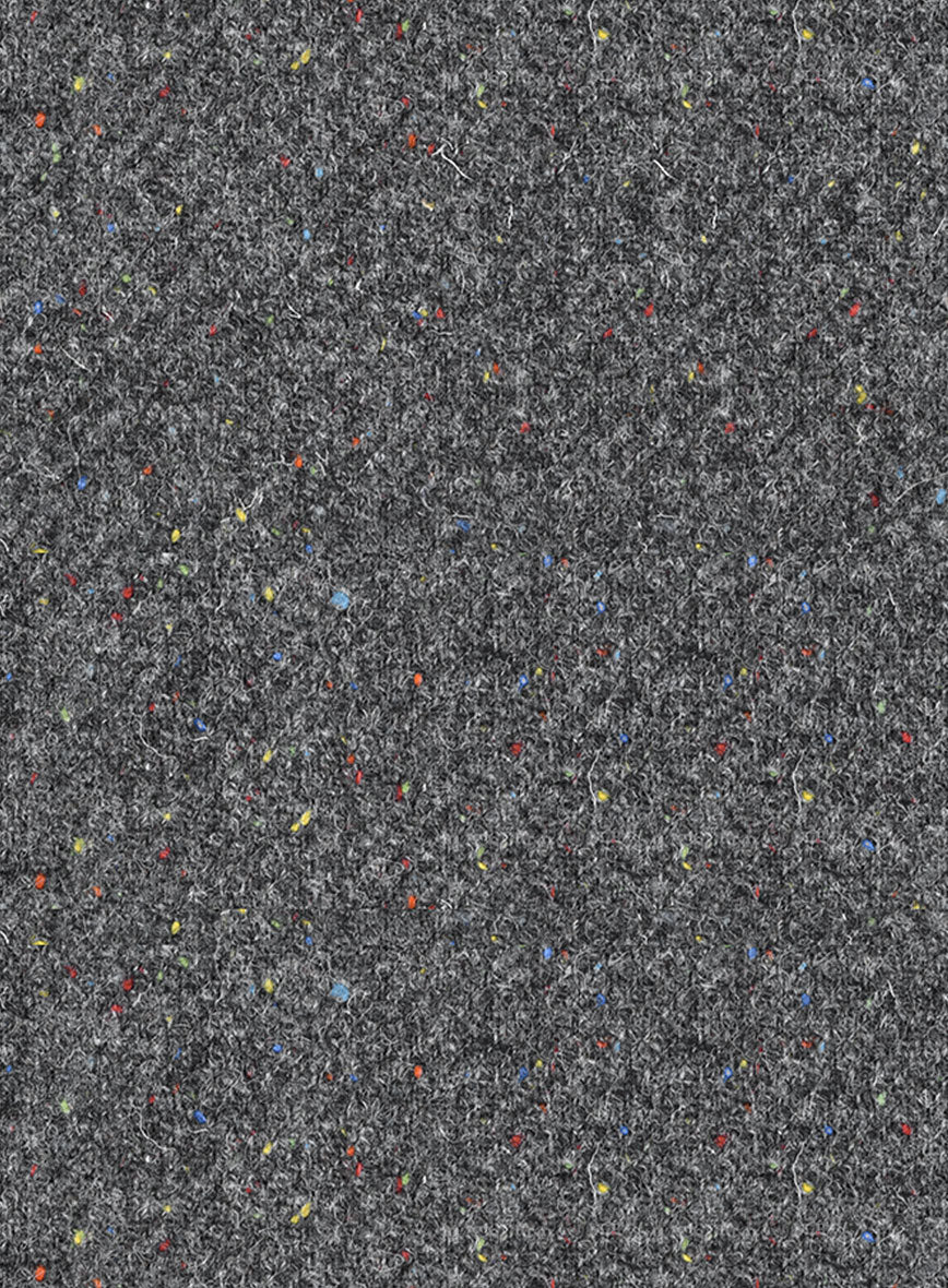 Harris Tweed Gray Speckled Jacket - Image 3