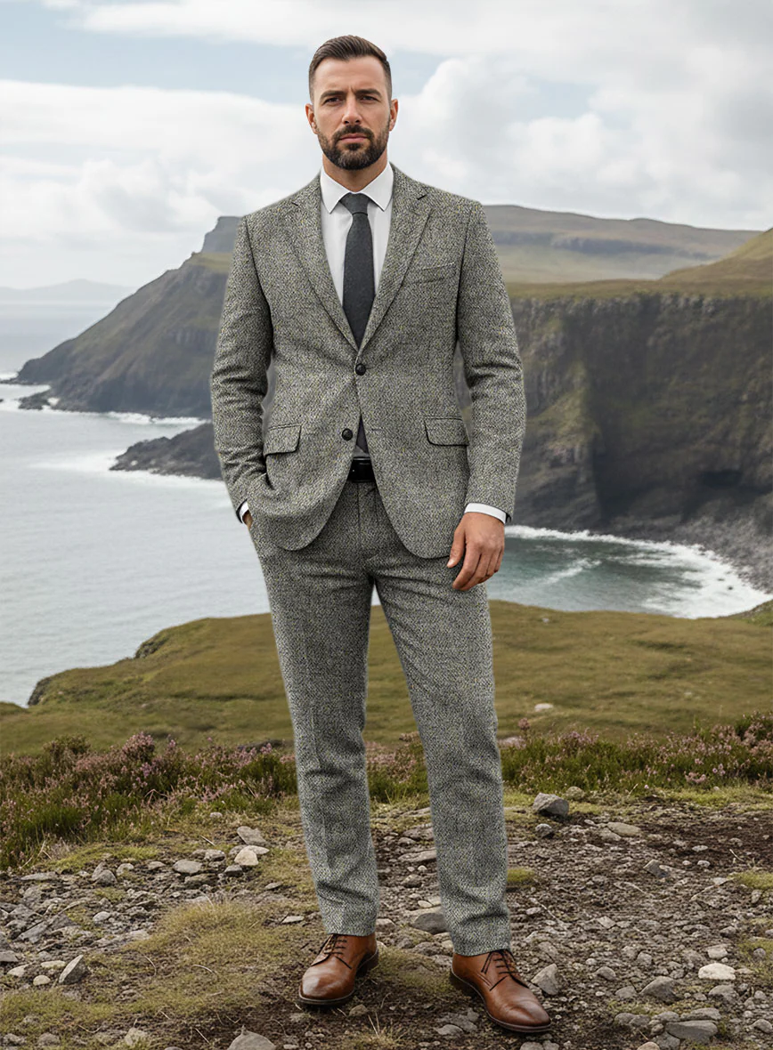 Harris Tweed Graystone Hopsack Suit