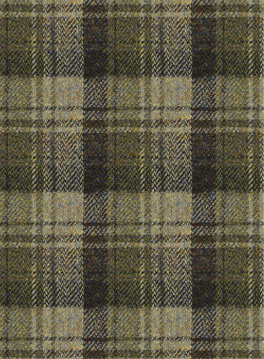 Harris Tweed Green Tartan Pants - Image 4