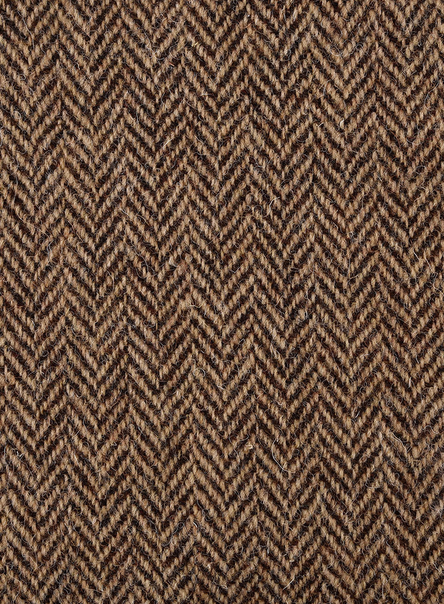 Harris Tweed Irish Brown Herringbone Suit - Image 8