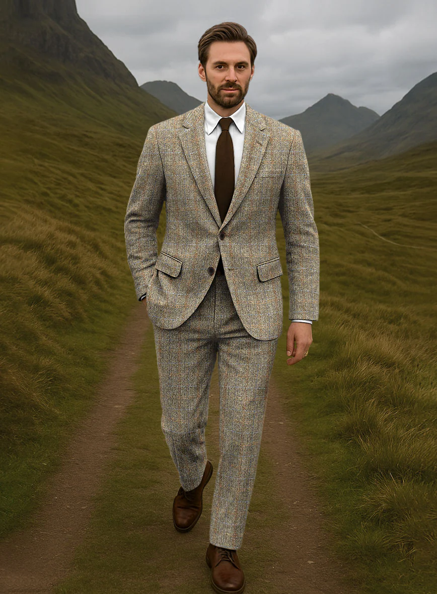 Harris Tweed Ranger Brown Suit