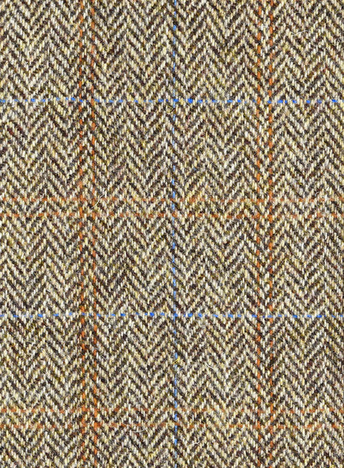Harris Tweed Ranger Brown Double Breasted Suit - Image 6
