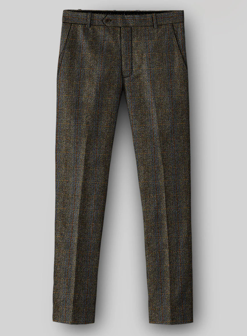Harris Tweed Ranger Gray Blue Pants