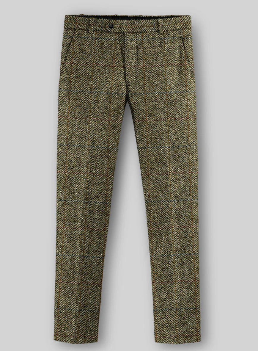 Harris Tweed Ranger Green Pants