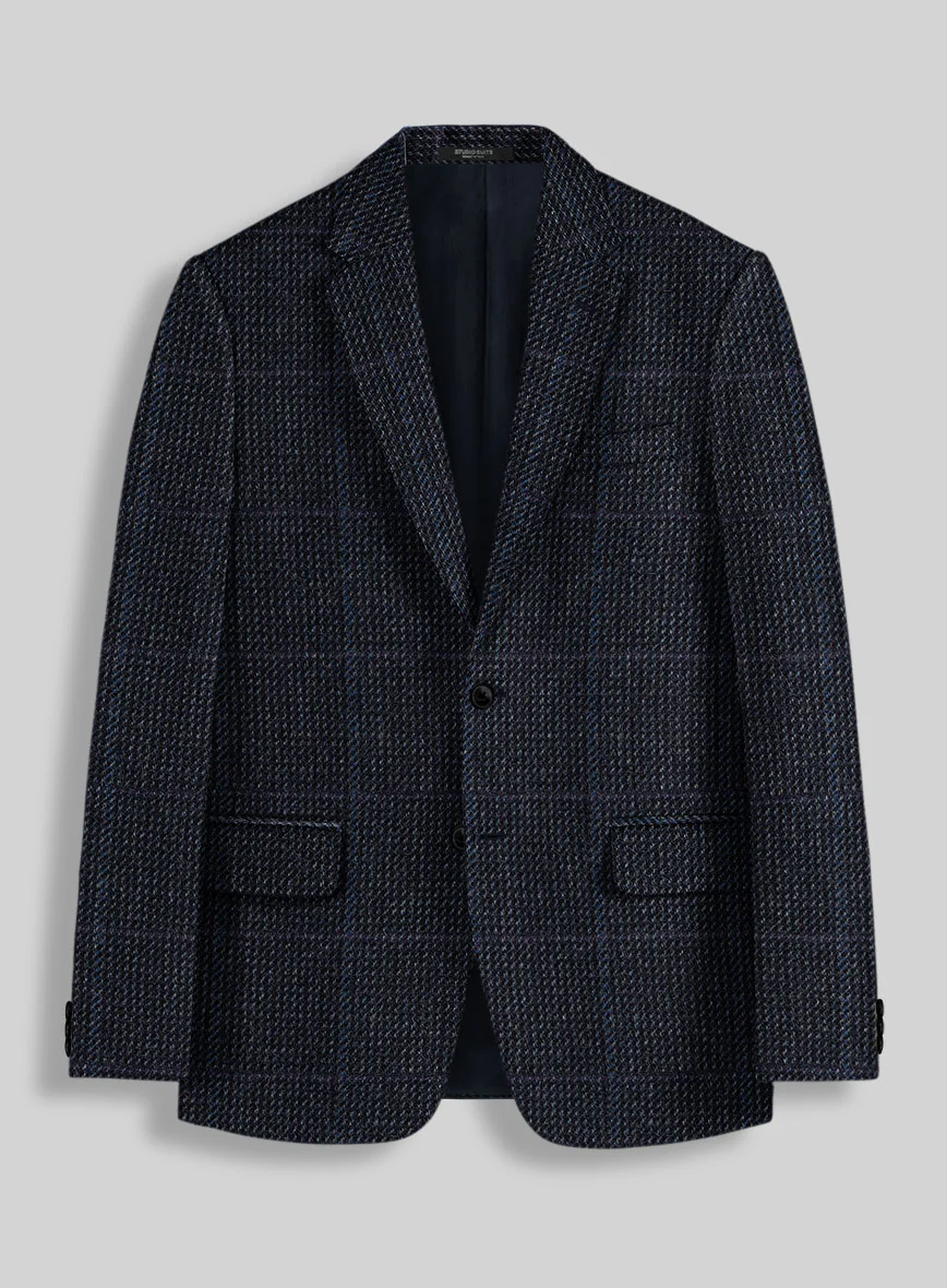 Harris Tweed Rope Blue Jacket