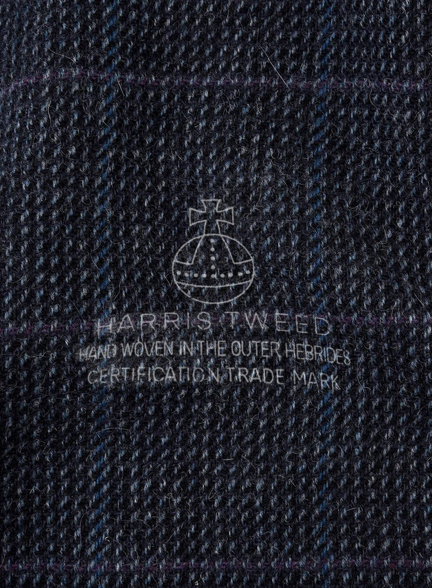 Harris Tweed Rope Blue Jacket - Image 3