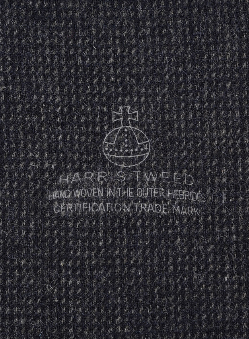 Harris Tweed Rope Dark Blue Pants - Image 3
