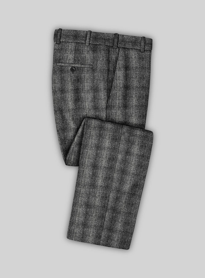 Harris Tweed Scot Gray Double Breasted Suit - Image 3