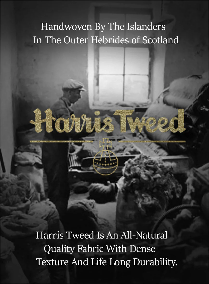 Harris Tweed Scot Gray Double Breasted Suit - Image 7