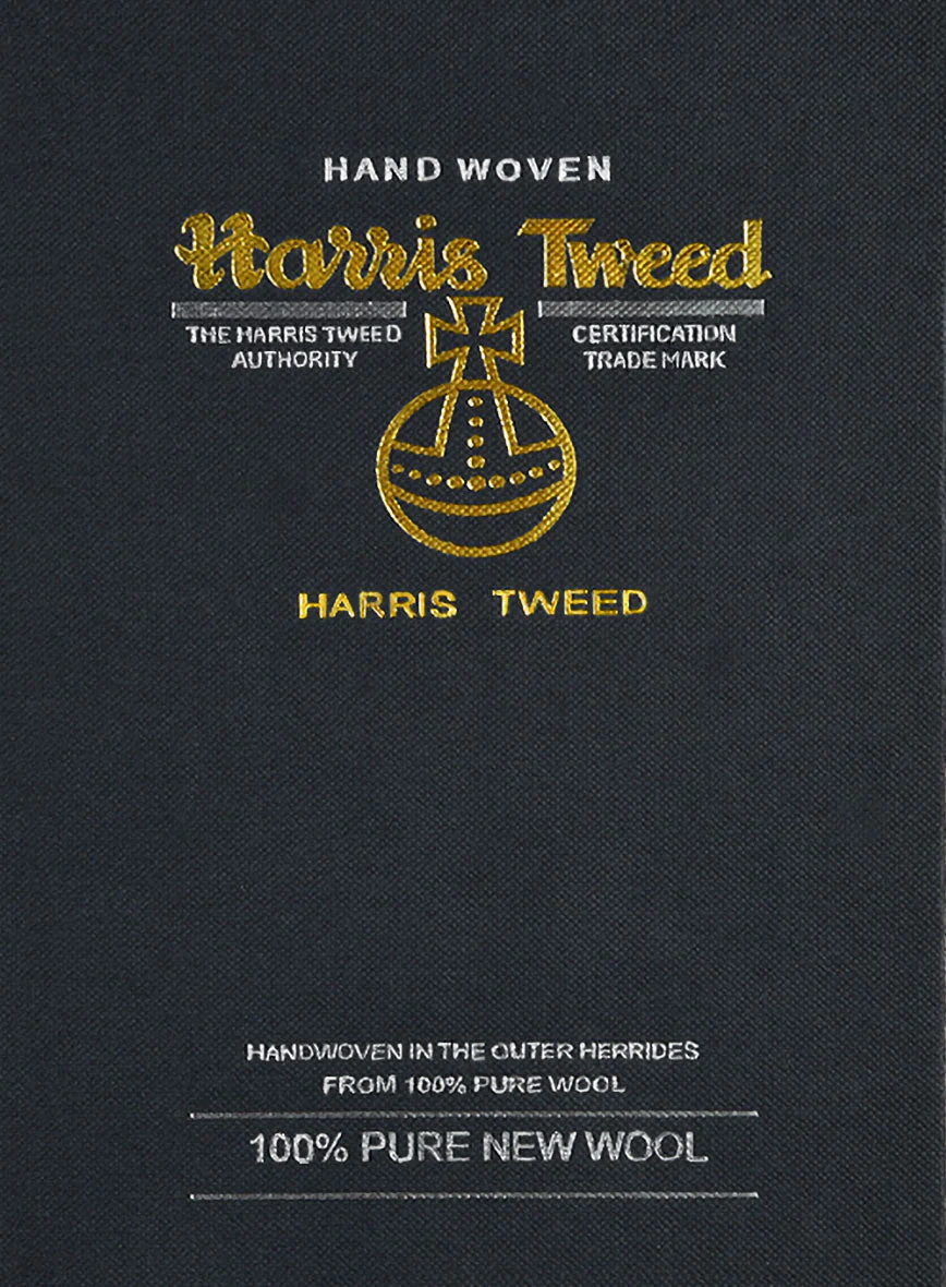 Harris Tweed Gray Chevron Hunting Vest - Image 5