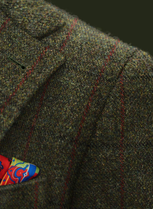 Harris Tweed Seaforth Green Jacket - Image 2