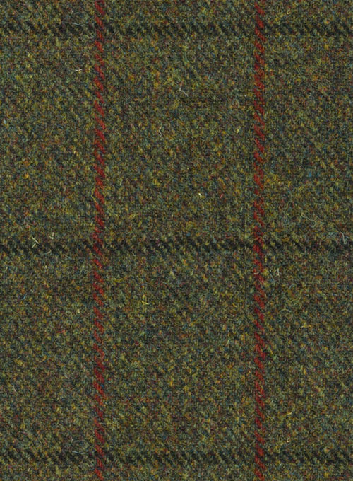 Harris Tweed Seaforth Green Double Breasted Suit - Image 2