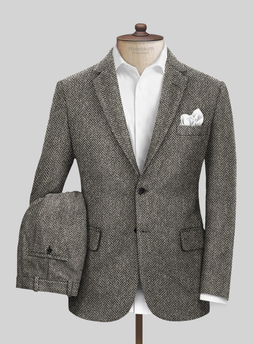 Harris Tweed Vintage Herringbone Suit