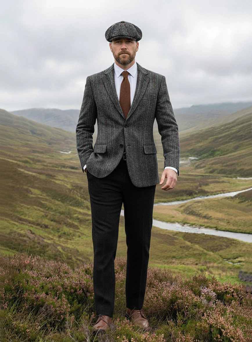 Harris Tweed Welsh Gray Suit - Image 7