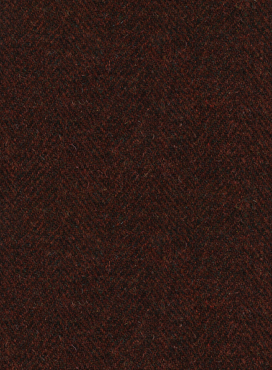 Harris Tweed Wide Herringbone Rust Jacket - Image 4