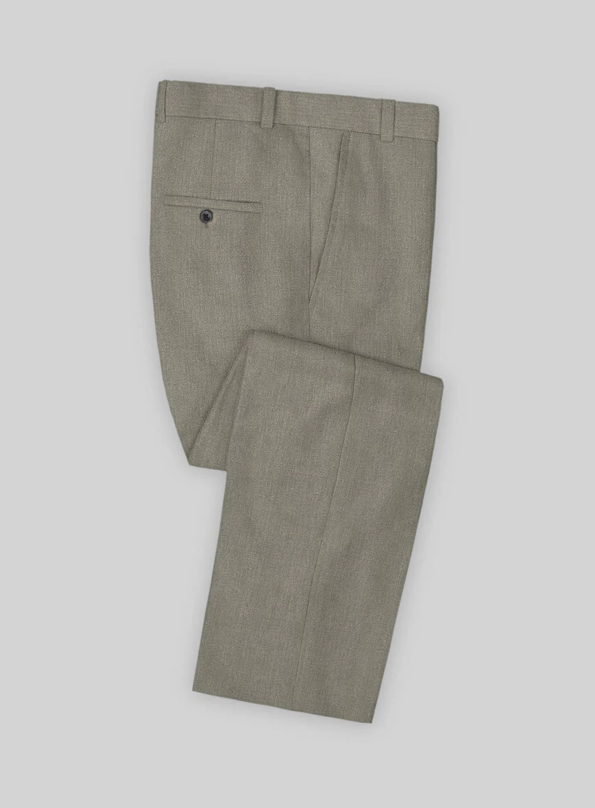 Heavy Linen Sage Green Suit - Image 6