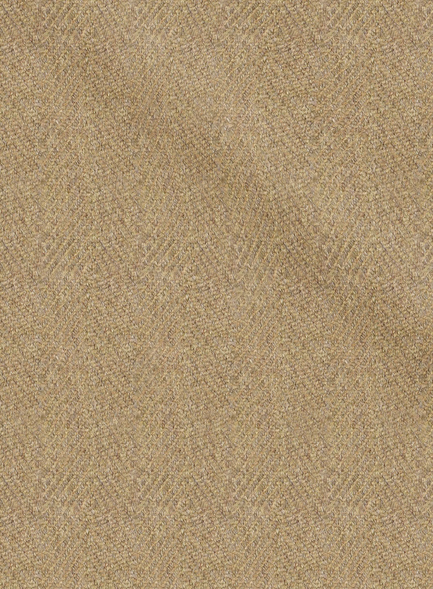 Highlander Beige Herringbone Tweed Hunting Vest - Image 5