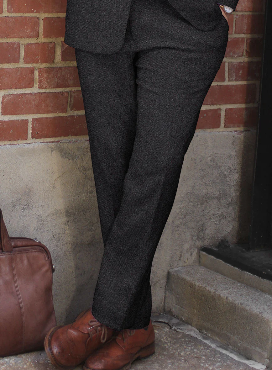 Highlander Charcoal Tweed Suit - Image 5
