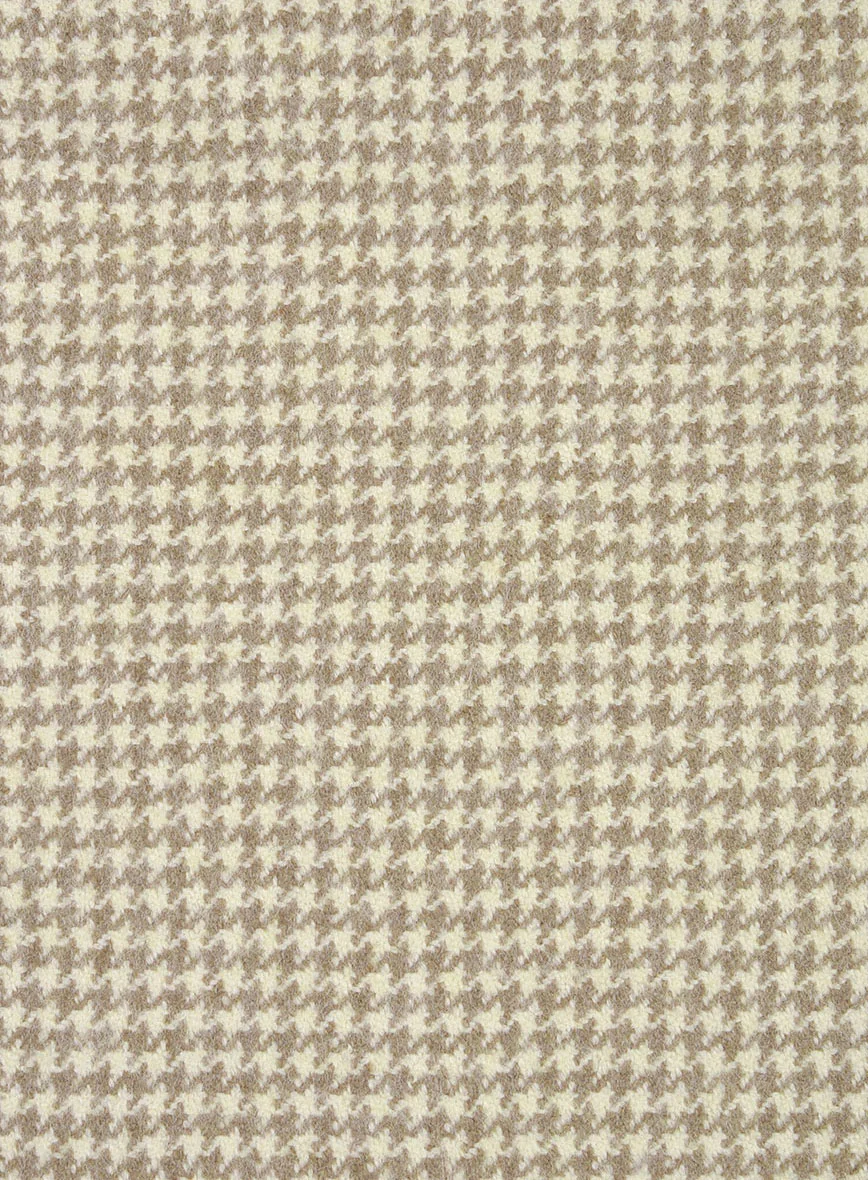 Highlander Heavy Beige Houndstooth Tweed Suit - Image 7