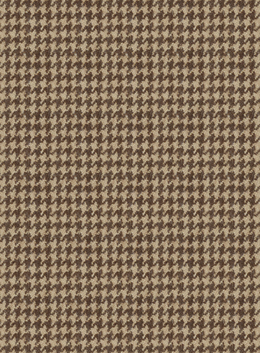 Highlander Heavy Dark Brown Houndstooth Tweed Suit - Image 7