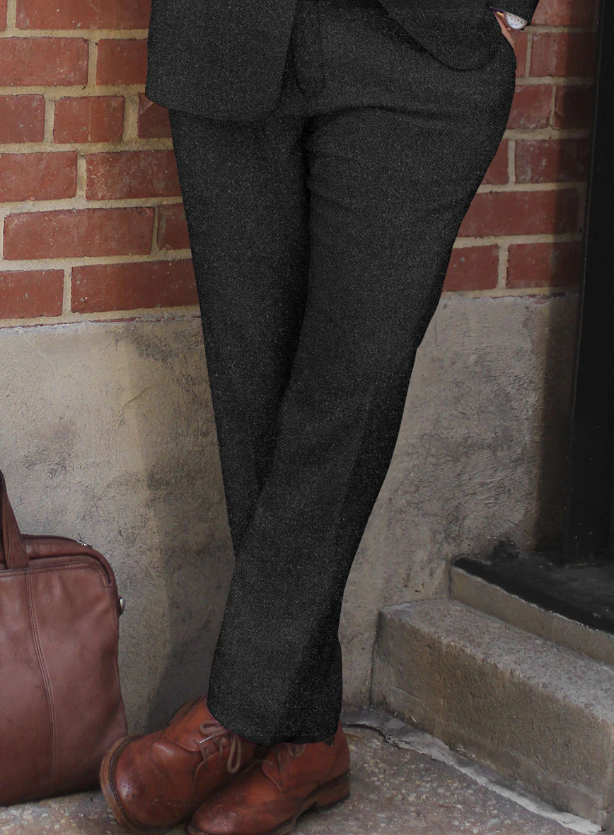 Highlander Heavy Heritage Charcoal Tweed Suit - Image 5