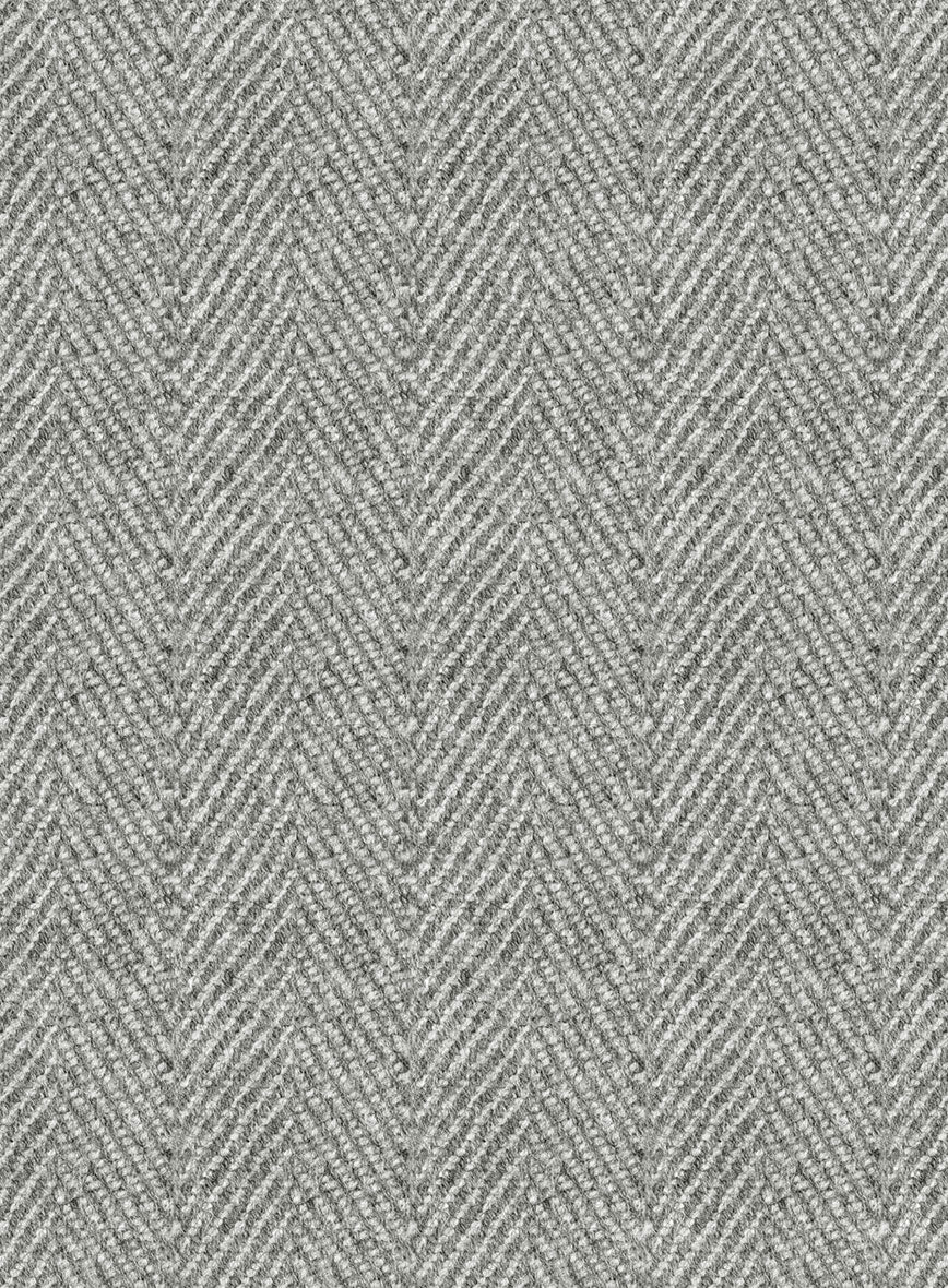 Highlander Light Gray Herringbone Tweed Suit - Image 6