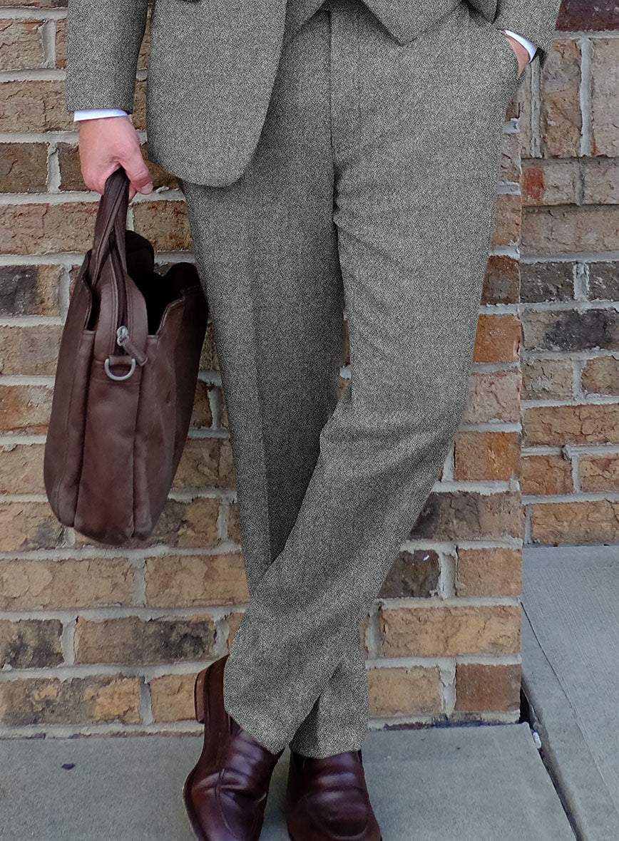 Highlander Light Gray Tweed Suit - Image 5