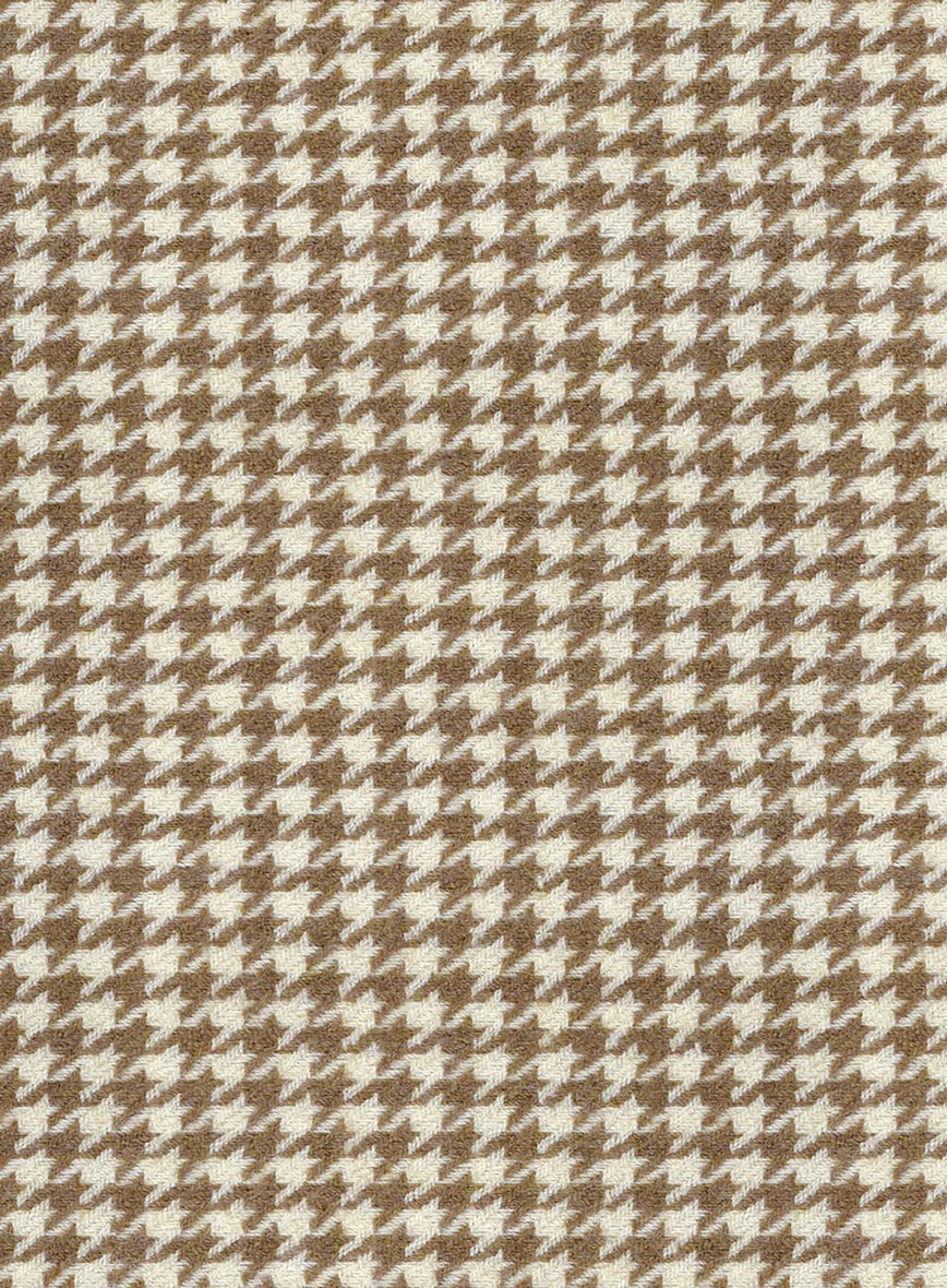 Houndstooth Beige Tweed Suit - Image 7
