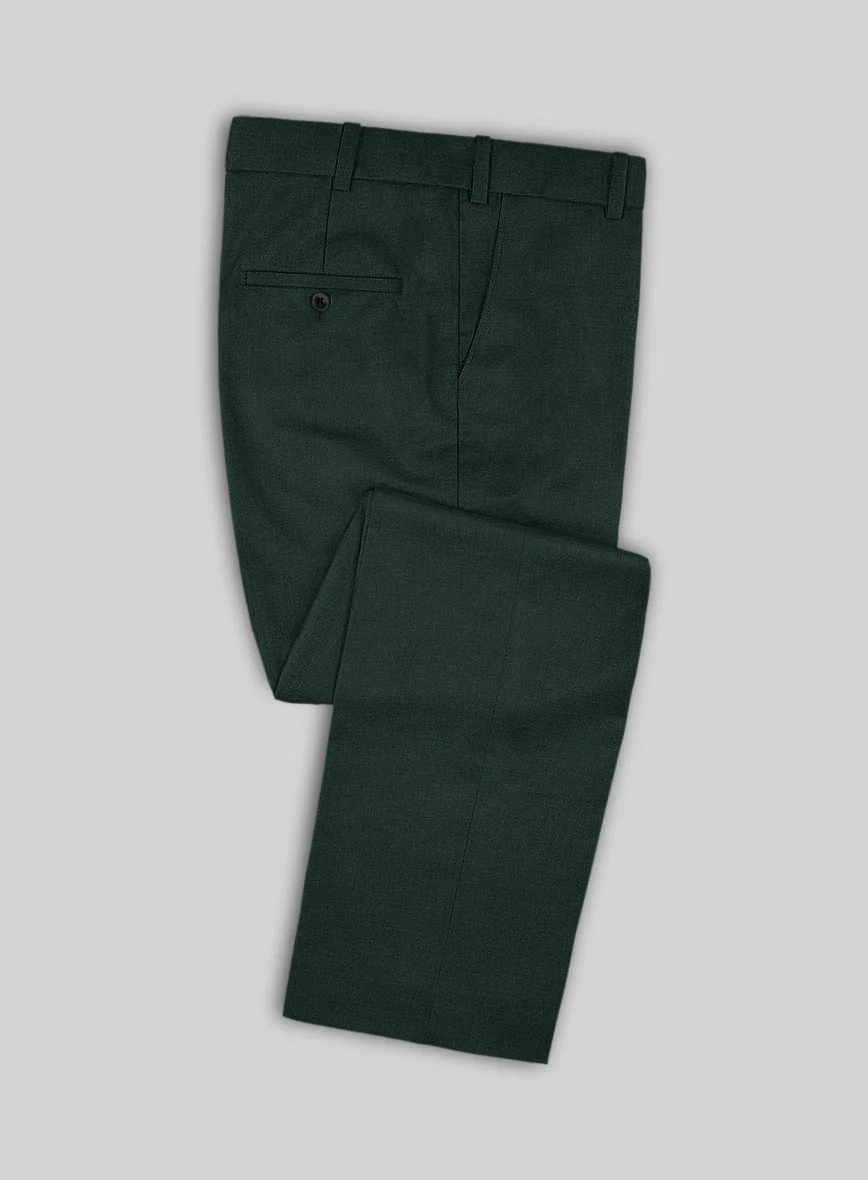 Huddersfield Stretch Emerald Green Wool Suit - Image 5