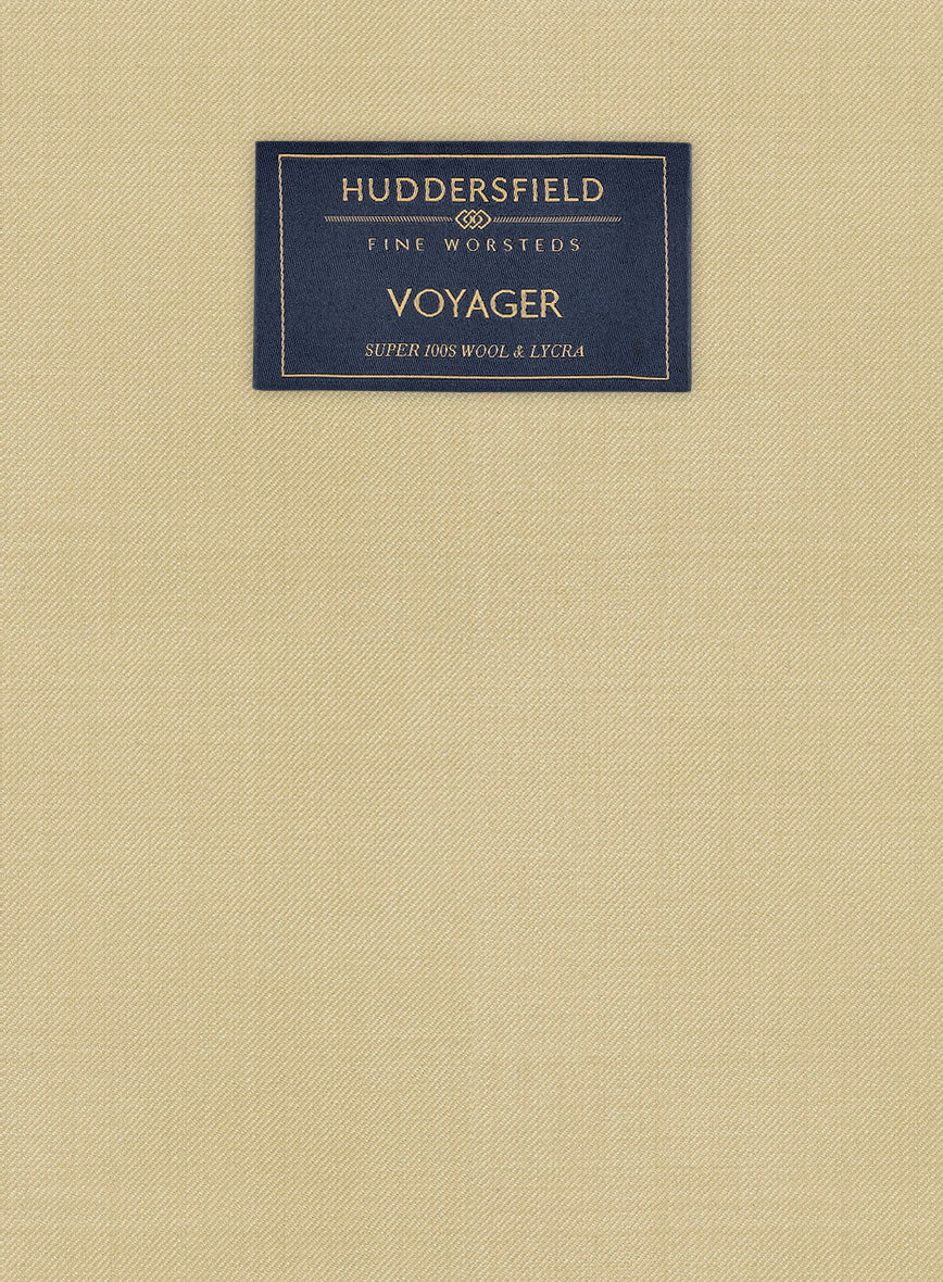 Huddersfield Stretch Khaki Wool Suit - Image 7