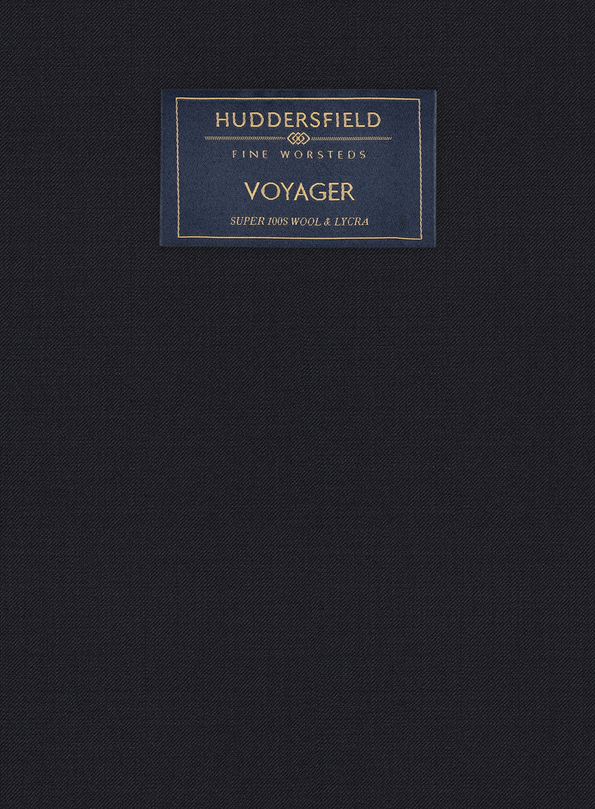 Huddersfield Stretch Midnight Blue Wool Jacket - Image 3