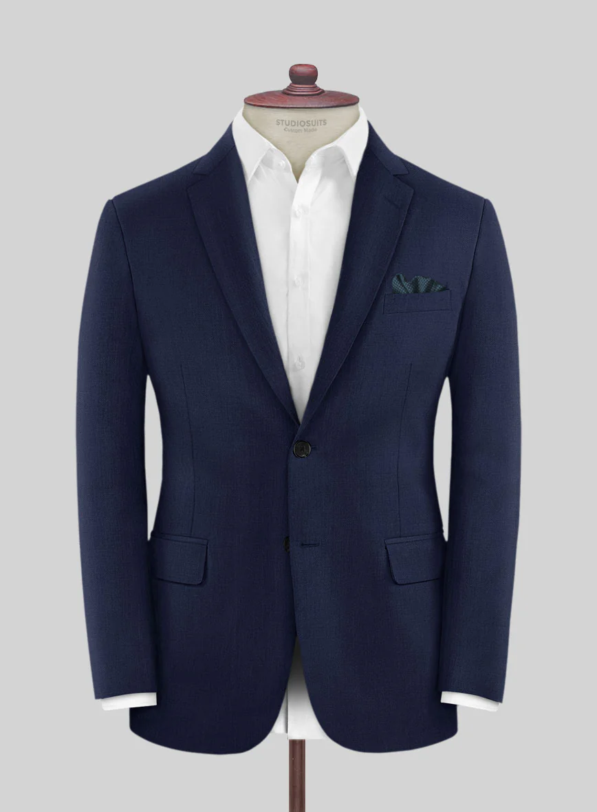 Huddersfield Stretch Persian Blue Wool Suit - Image 3
