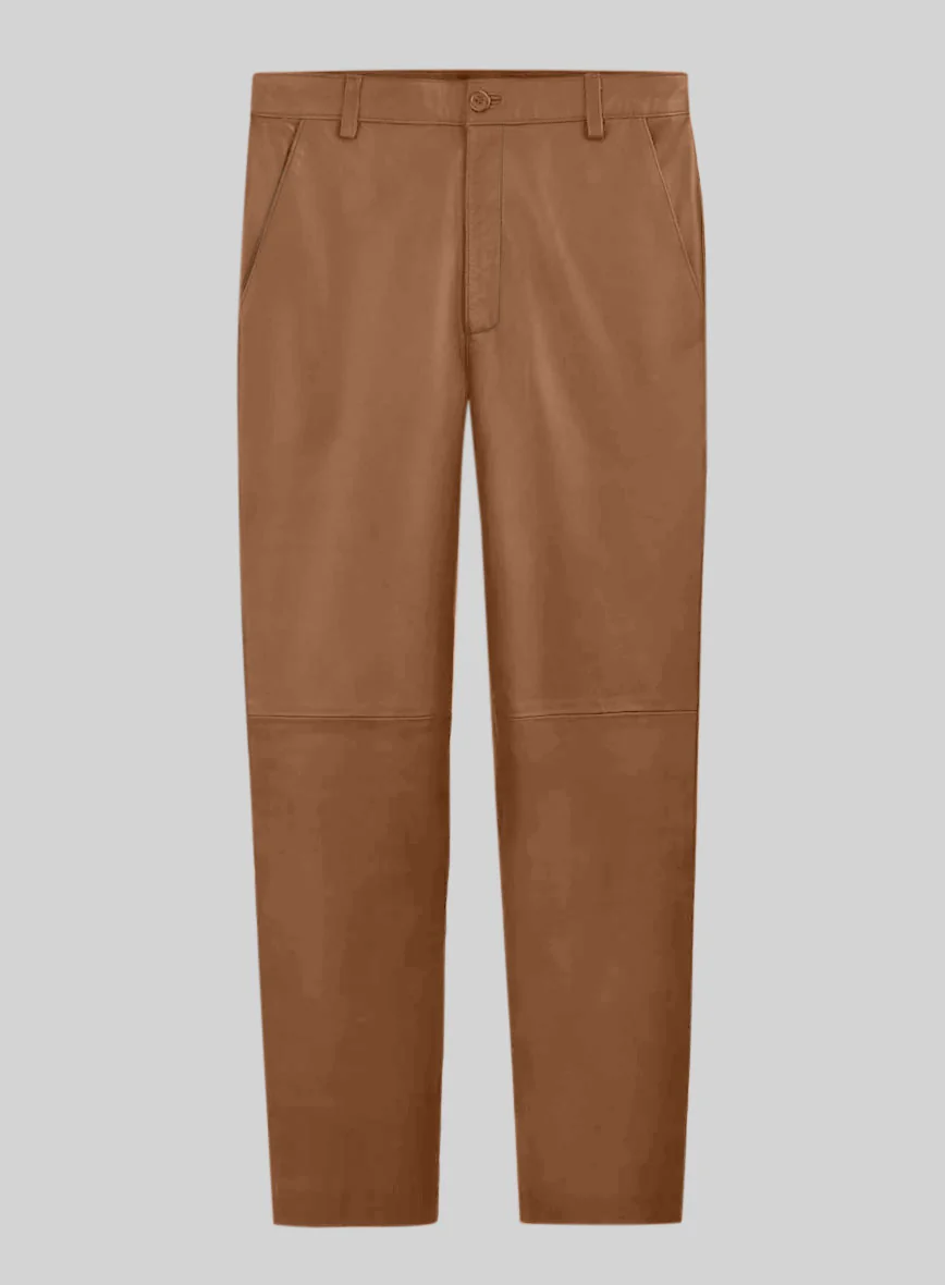 Hunter Tan Leather Suit - Image 2