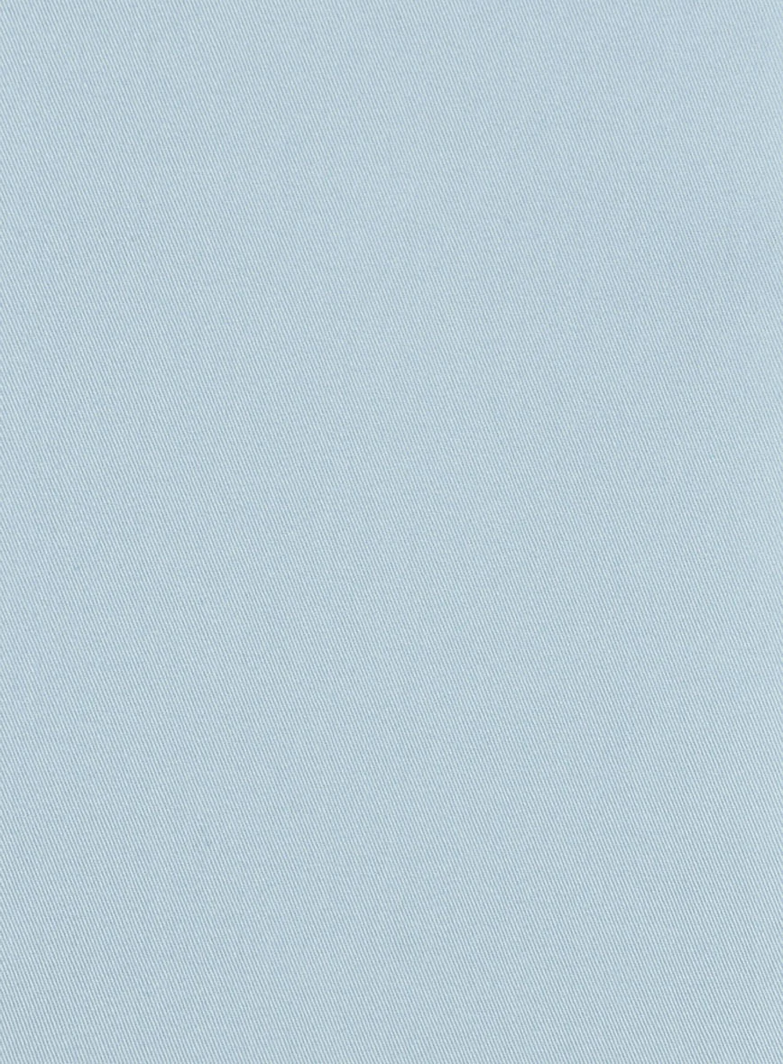 Ice Blue Napoli Stretch Light Weight Cotton Suit - Image 6