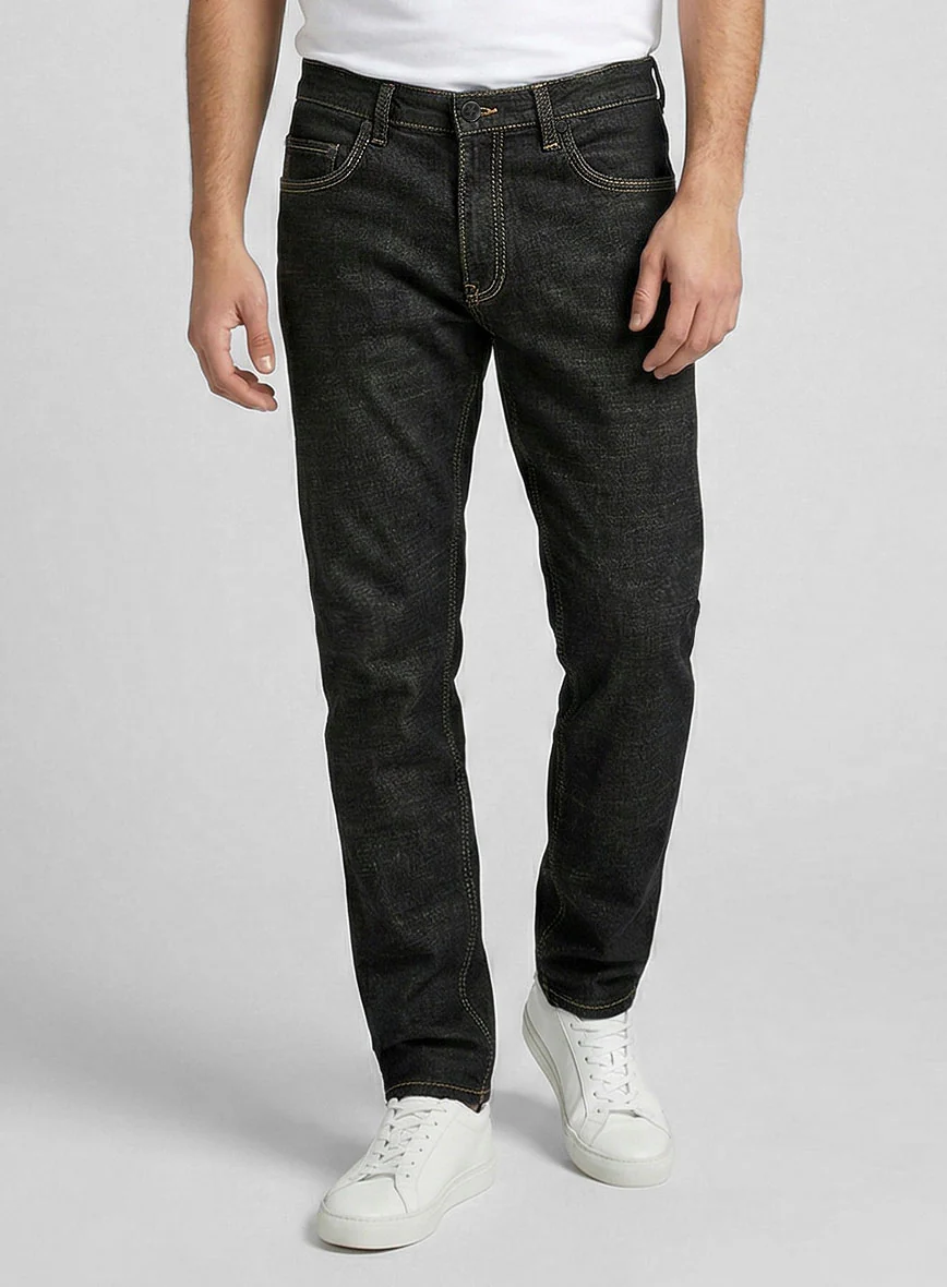 Indigo Black Stretch Denim Jeans