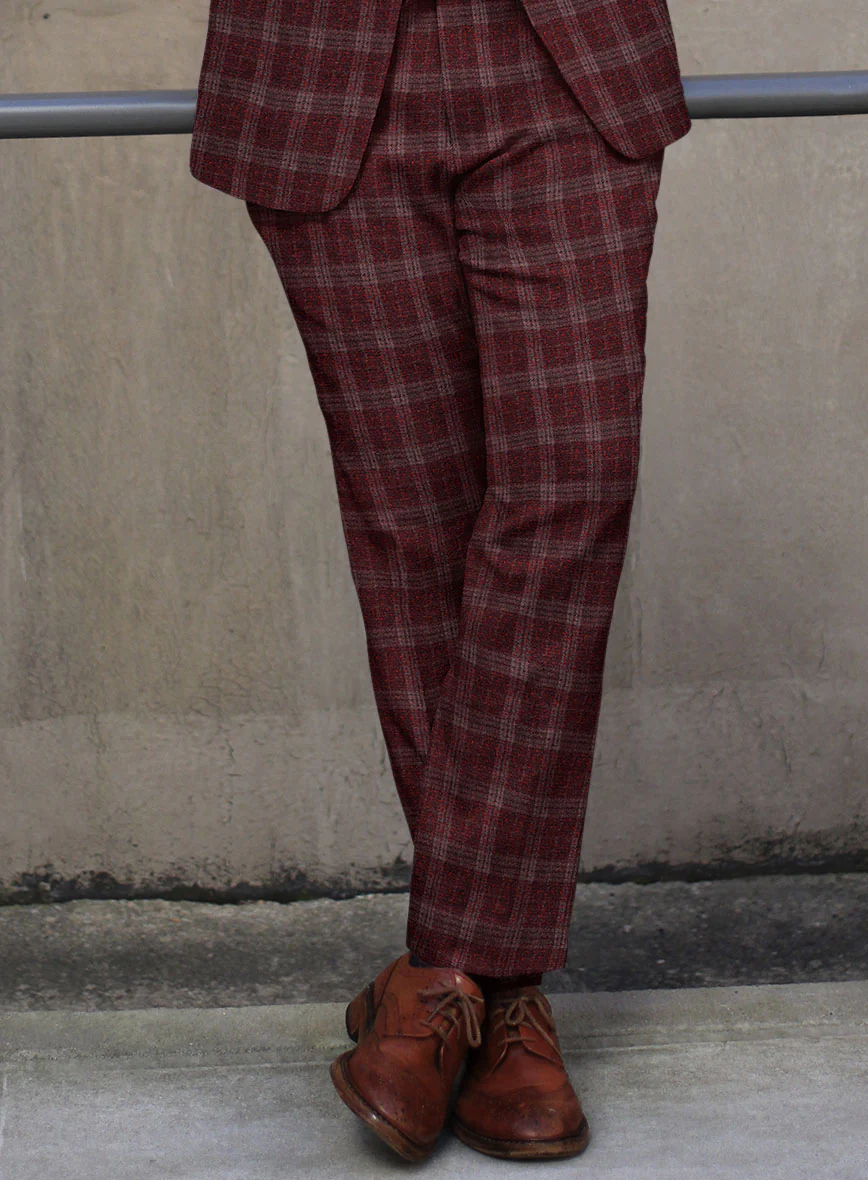 Italian Austor Checks Tweed Suit - Image 4