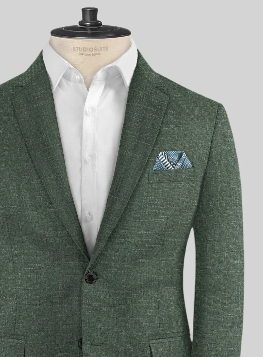 Italian Bamboo Green Jacket - Image 2