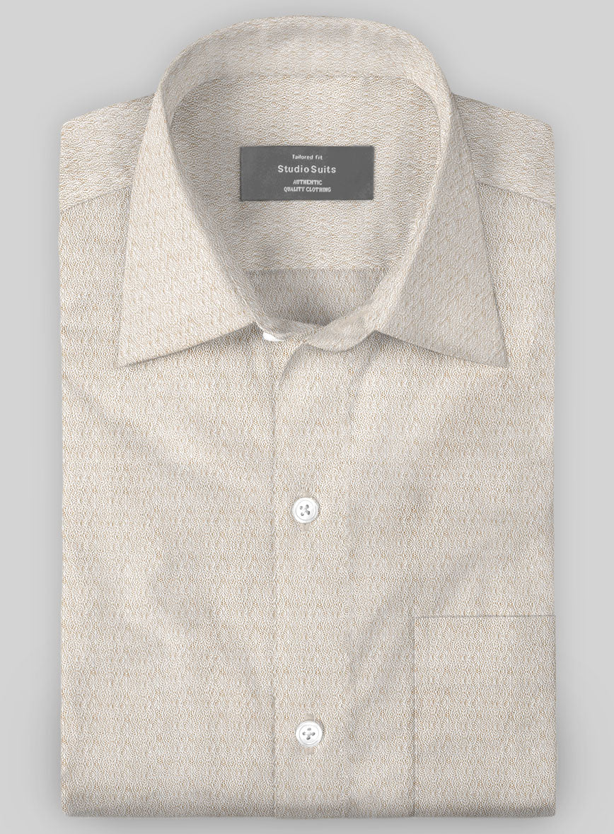 Italian Beige Cascade Shirt
