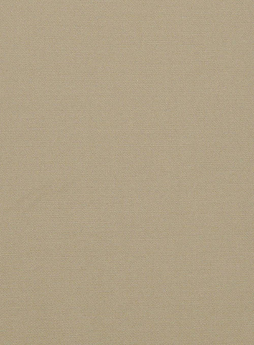 Italian Beige Cotton Stretch Jacket - Image 2