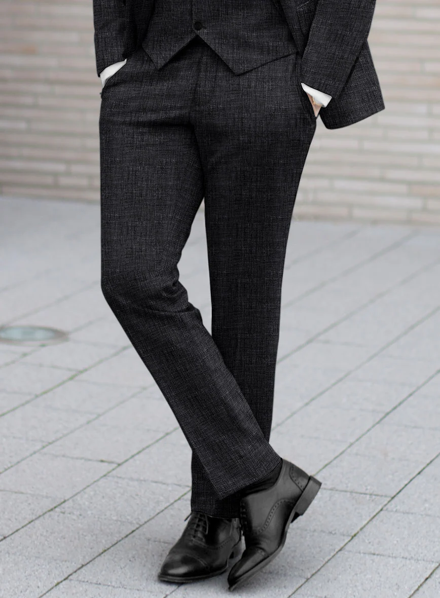Italian Blu Linen Pants - Image 2