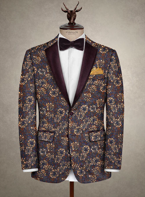 Italian Cotton Caido Tuxedo Jacket